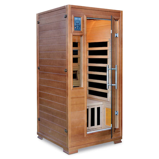 75-In H X 39.25-In W X 47.25-In D Hemlock Fir Wood Infrared Sauna